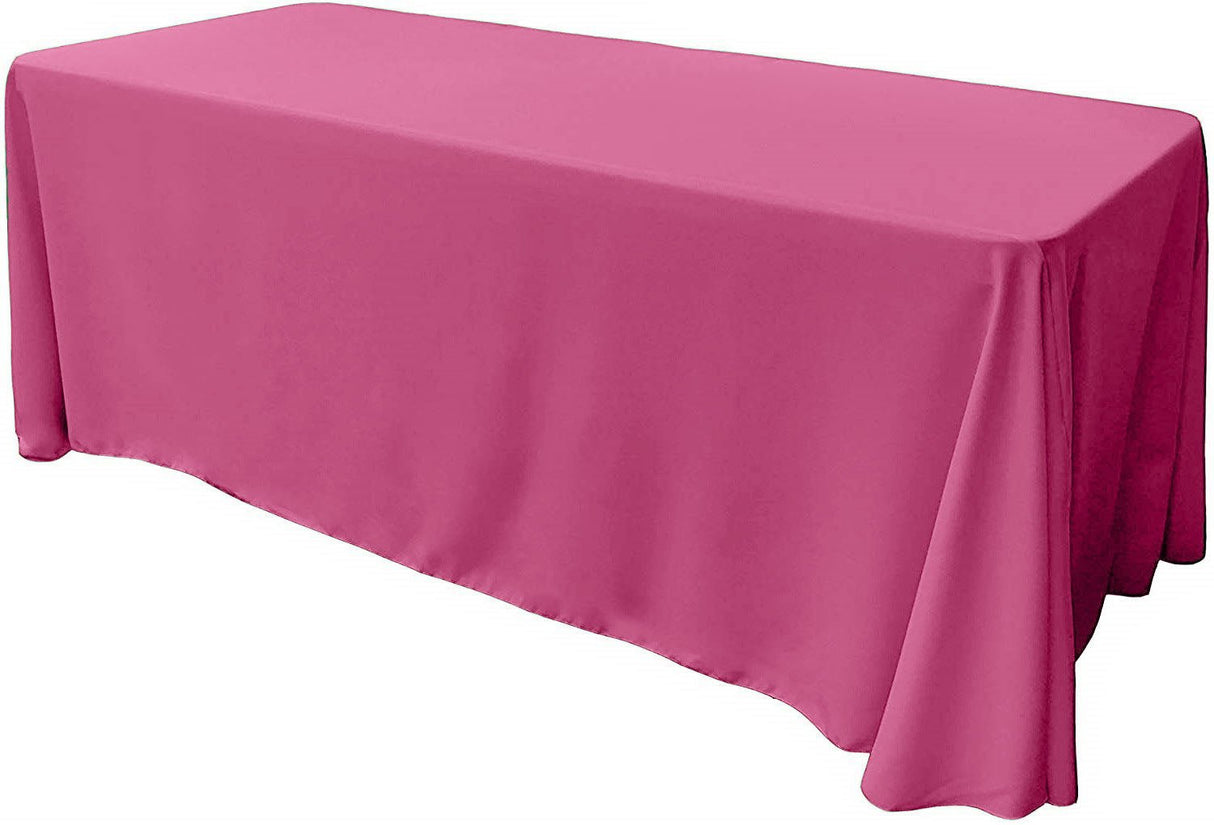 86" X 132" Rectangular Seamless Polyester Poplin Fabric - Rectangular Seamless, Party Wedding Tablecloth, 86" X 132" (1 Piece)