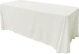 86" X 132" Rectangular Seamless Polyester Poplin Fabric - Rectangular Seamless, Party Wedding Tablecloth, 86" X 132" (1 Piece)