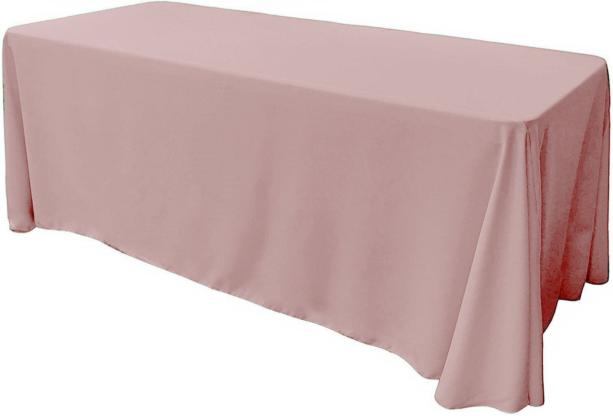 86" X 132" Rectangular Seamless Polyester Poplin Fabric - Rectangular Seamless, Party Wedding Tablecloth, 86" X 132" (1 Piece)