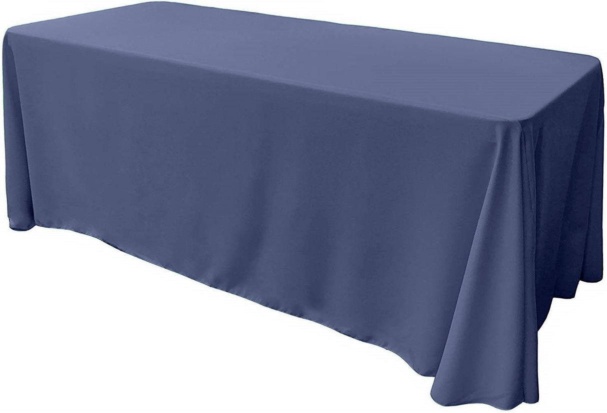 86" X 132" Rectangular Seamless Polyester Poplin Fabric - Rectangular Seamless, Party Wedding Tablecloth, 86" X 132" (1 Piece)