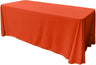 86" X 156" Rectangular Seamless Polyester Poplin Tablecloth - Solid Color, Seamless Rectangular Design, 86" X 156" (1 Piece)