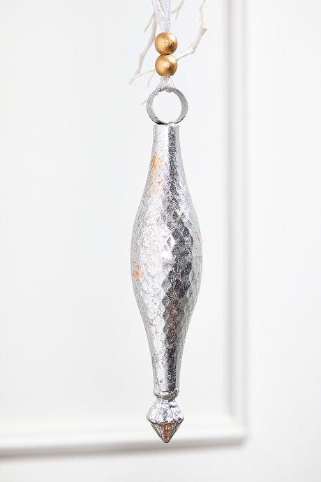 12" Metal Finial Ornaments