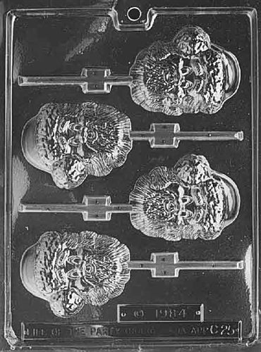Santa Lolly Chocolate Mold