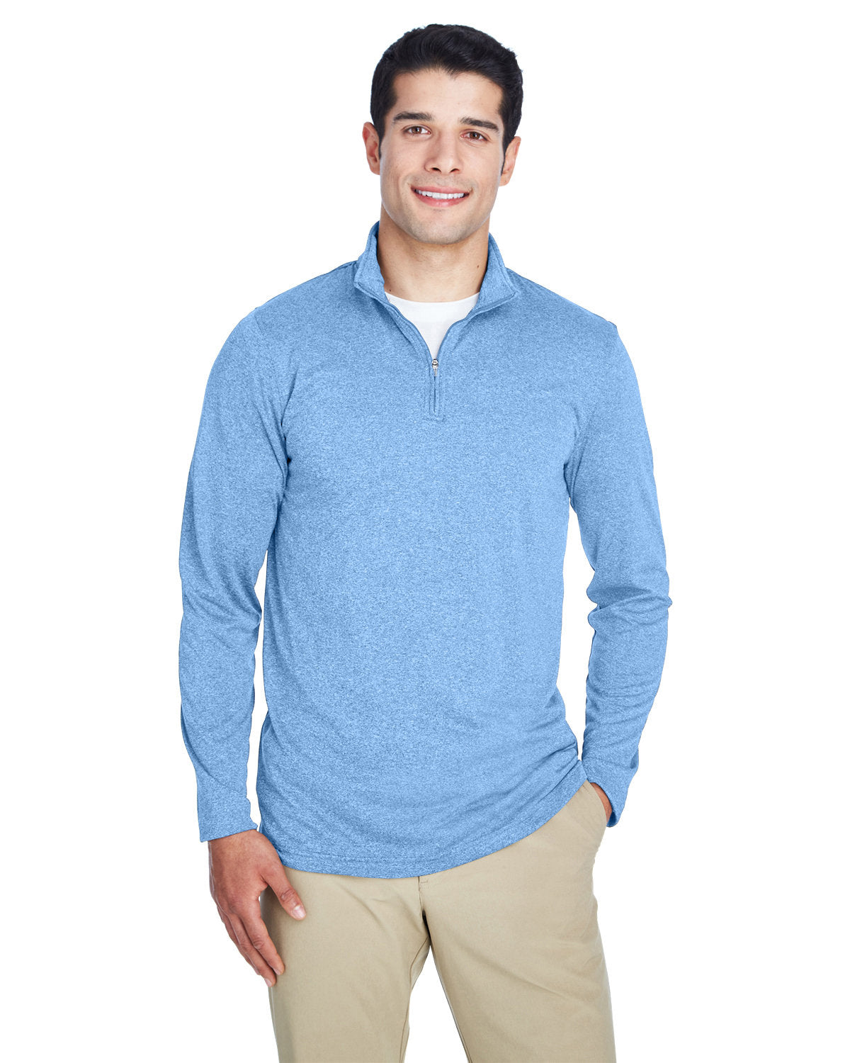 Men's Cool & Dry Heathered Performance Quarter-Zip