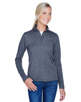 Ladies' Cool & Dry Heathered Performance Quarter-Zip