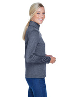 Ladies' Cool & Dry Heathered Performance Quarter-Zip