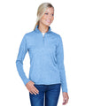 Ladies' Cool & Dry Heathered Performance Quarter-Zip