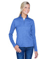 Ladies' Cool & Dry Heathered Performance Quarter-Zip