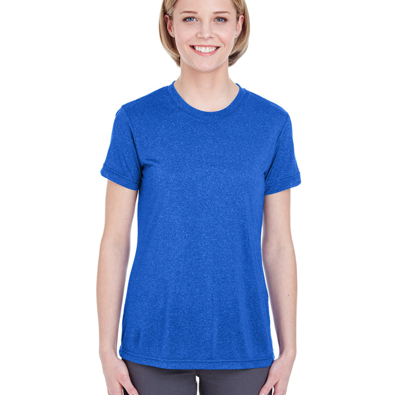 Ladies' Cool & Dry Heathered Performance T-Shirt