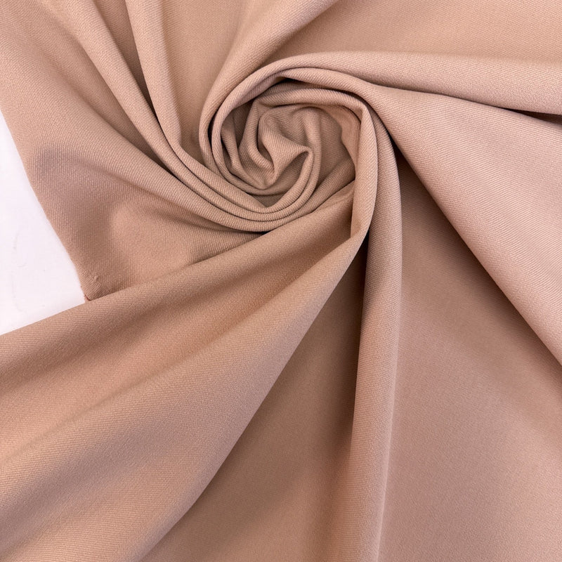 Polyester Blend Twill Beige Pink