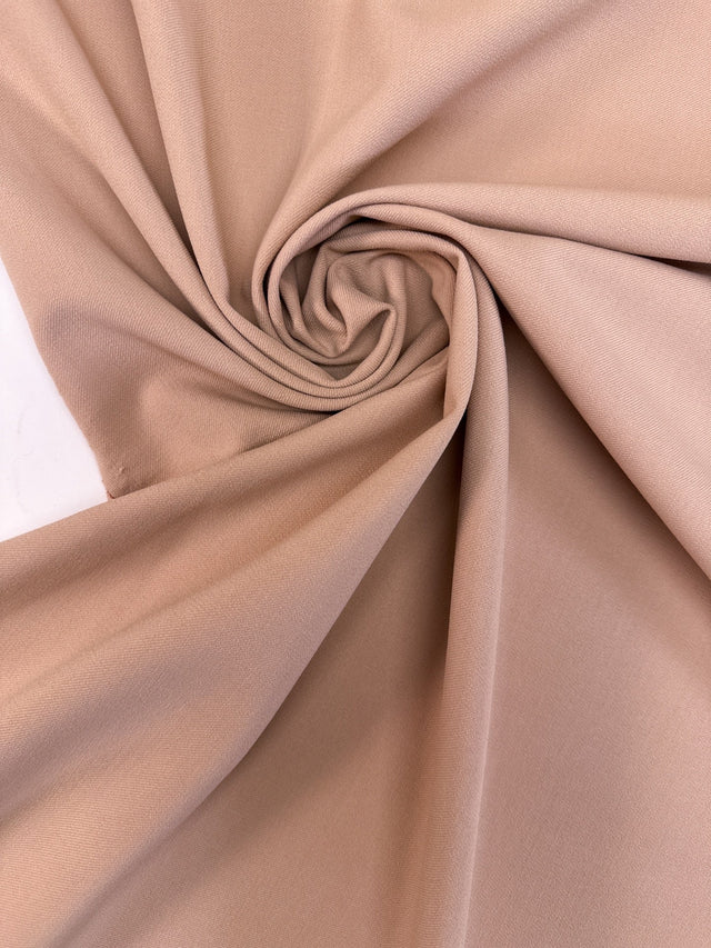 Polyester Blend Twill Beige Pink