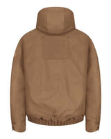 Brown Duck Hooded Jacket - EXCEL FR® ComforTouch® - Tall Sizes