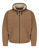 Brown Duck Hooded Jacket - EXCEL FR® ComforTouch® - Tall Sizes