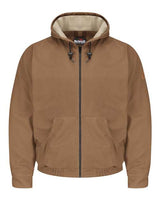 Brown Duck Hooded Jacket - EXCEL FR® ComforTouch® - Tall Sizes