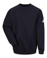 Pullover Crewneck Sweatshirt - Cotton/Spandex Blend - Tall Sizes