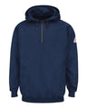 Bulwark Men's Tall Flame Resistant Quarter-Zip Hooded Sweatshirt