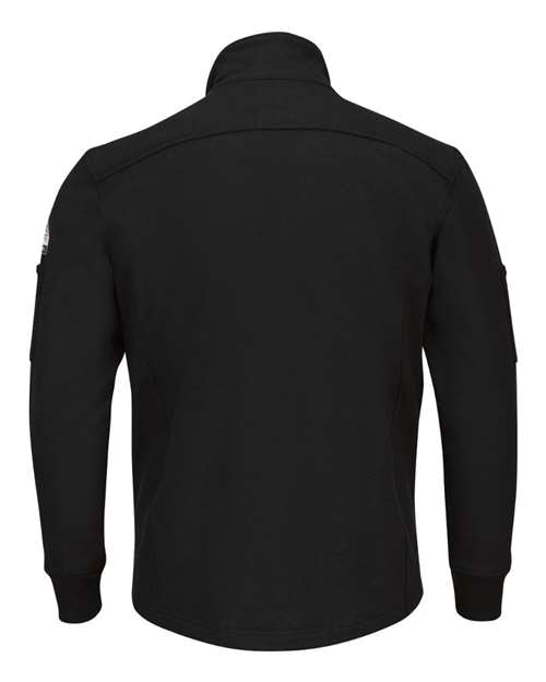 Zip Front Fleece Jacket-Cotton /Spandex Blend - Tall Sizes