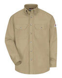Bulwark Men's Tall Dress Uniform Shirt - Excel FR ComforTouch 7 oz.