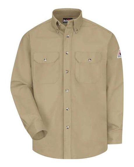 Bulwark Men's Tall Dress Uniform Shirt - Excel FR ComforTouch 7 oz.