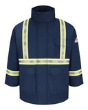 Bulwark Men's Long Deluxe FR Parka With Reflective Trim
