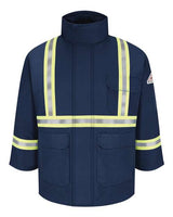 Bulwark Men's Long Deluxe FR Parka With Reflective Trim
