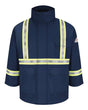 Bulwark Men's Long Deluxe FR Parka With Reflective Trim