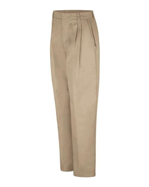 Women's Pleated Twill Slacks