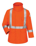 Bulwark Men's Long Deluxe FR Parka With Reflective Trim