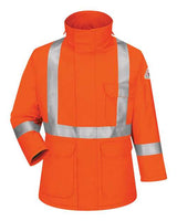 Bulwark Men's Long Deluxe FR Parka With Reflective Trim