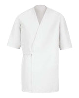 Men's Collarless Poplin Butcher Wrap
