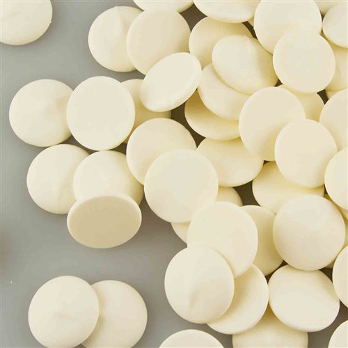 Merckens Super White Vanilla Flavored Candy Wafers - 1 Pound