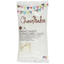 Bright White Vanilla Flavored Candy Wafers - 12 Ounces (ChocoMaker)