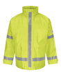 Bulwark Men's Hi-Visibility Flame-Resistant Rain Jacket