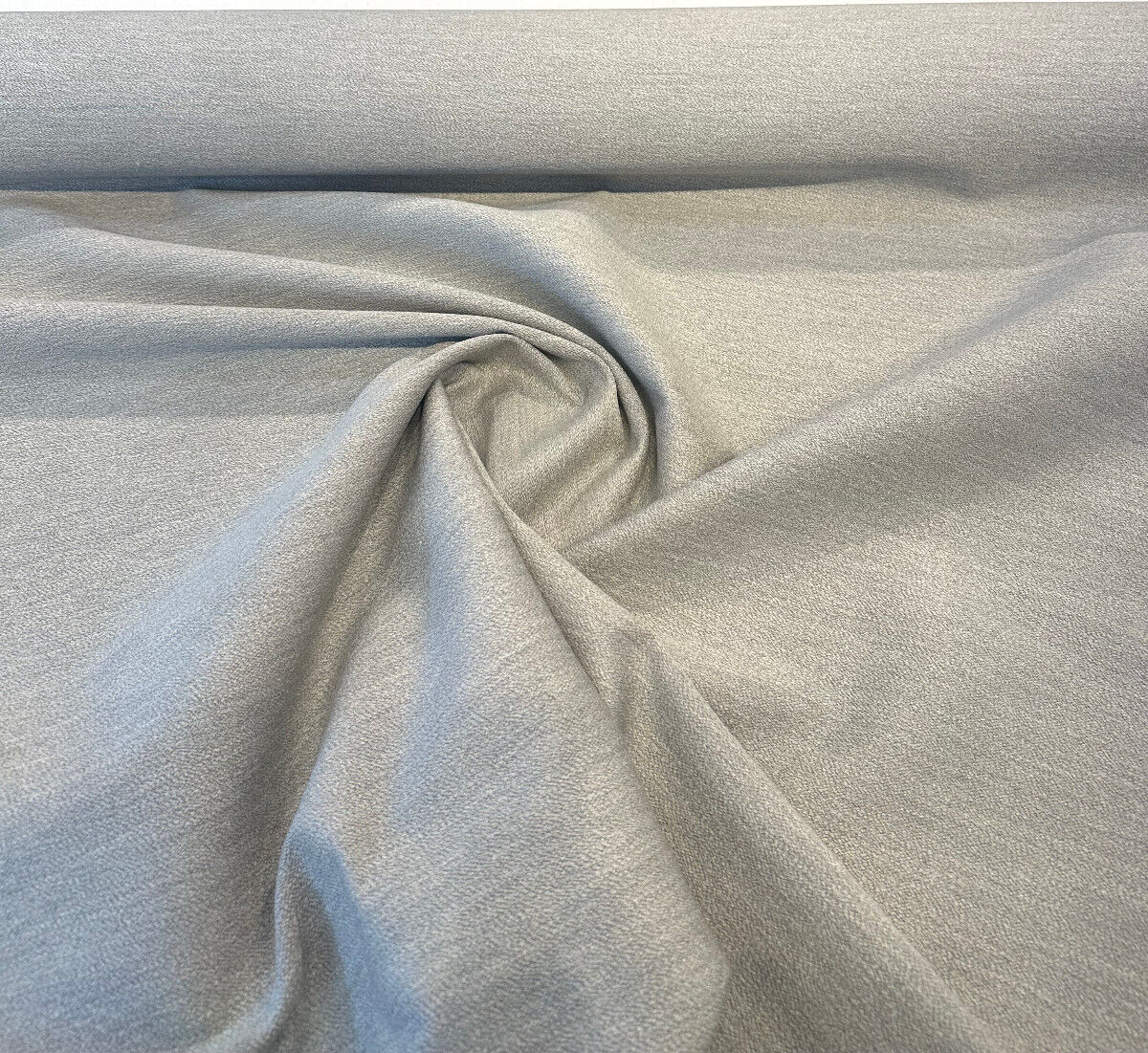 Sunbelievable Performance Upholstery Fabric - Oyster Gray, Crepe Weave, 54" Width (1 Yard)