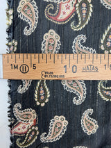 Polyester Lurex Chiffon Printed Green Black