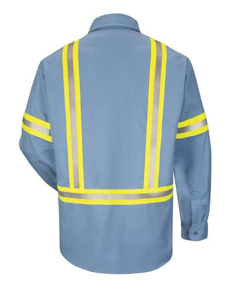 Bulwark Men's Tall Enhanced Visibility Uniform Shirt