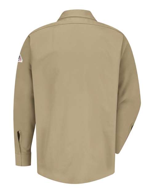 Concealed-Gripper Pocketless Work Shirt - Tall Sizes