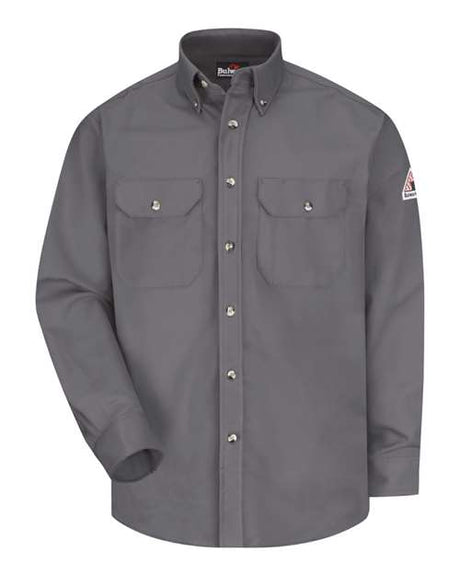 Bulwark Men's Tall Dress Uniform Shirt - Excel FR ComforTouch 7 oz.