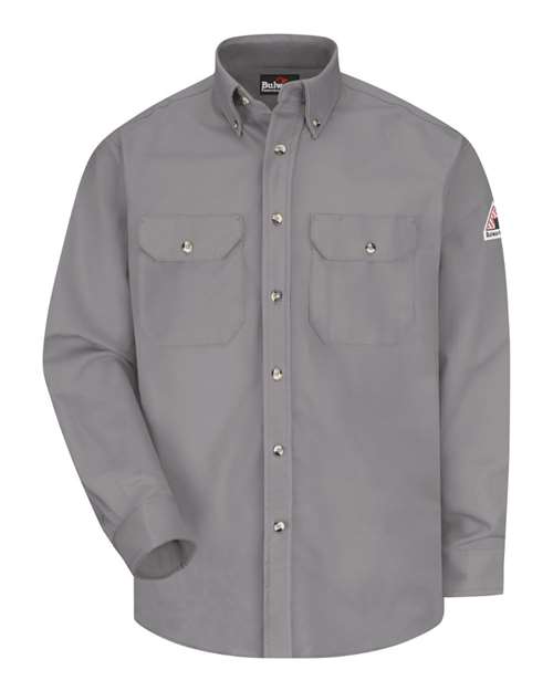 Bulwark Men's Tall Dress Uniform Shirt - Excel FR ComforTouch 7 oz.