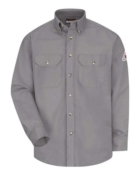 Bulwark Men's Tall Dress Uniform Shirt - Excel FR ComforTouch 7 oz.