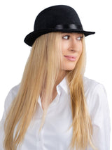 Velvet Derby Hat Costume Accessory - Adults