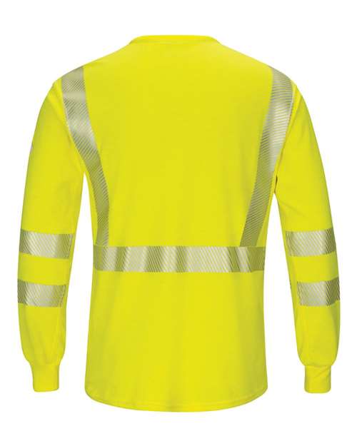 Hi-Visibility Lightweight Long Sleeve T-Shirt - Tall Sizes