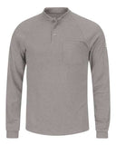 Bulwark Men's Long Sleeve Henley Shirt - CoolTouch 2