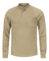 Bulwark Men's Long Sleeve Henley Shirt - CoolTouch 2