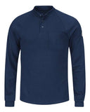 Bulwark Men's Long Sleeve Henley Shirt - CoolTouch 2