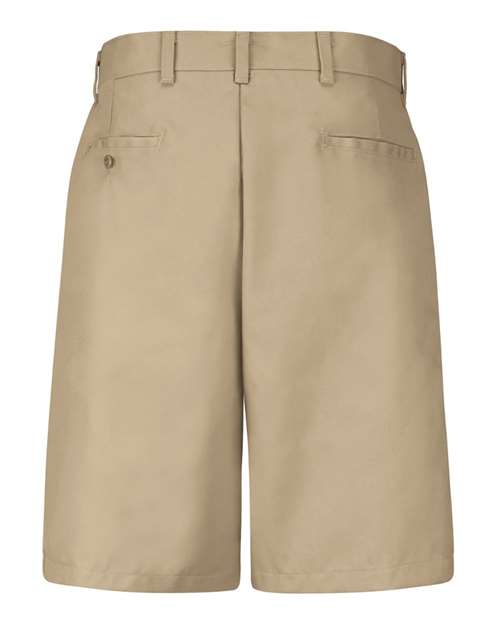 Cotton Casual Plain Front Shorts