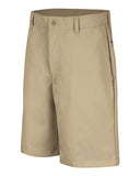 Shorts casuales de algodón con frente liso