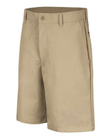 Cotton Casual Plain Front Shorts