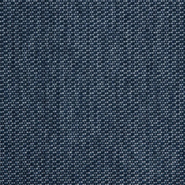 Sunbrella Tailored Indigo Blue Chenille Acrylic Fabric - Indigo Blue Textured Print, 54" Width (1 Yard)