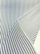 Waverly Classic Ticking Cotton Fabric - Black Classic Ticking Stripe, 54" Width (1 Yard)